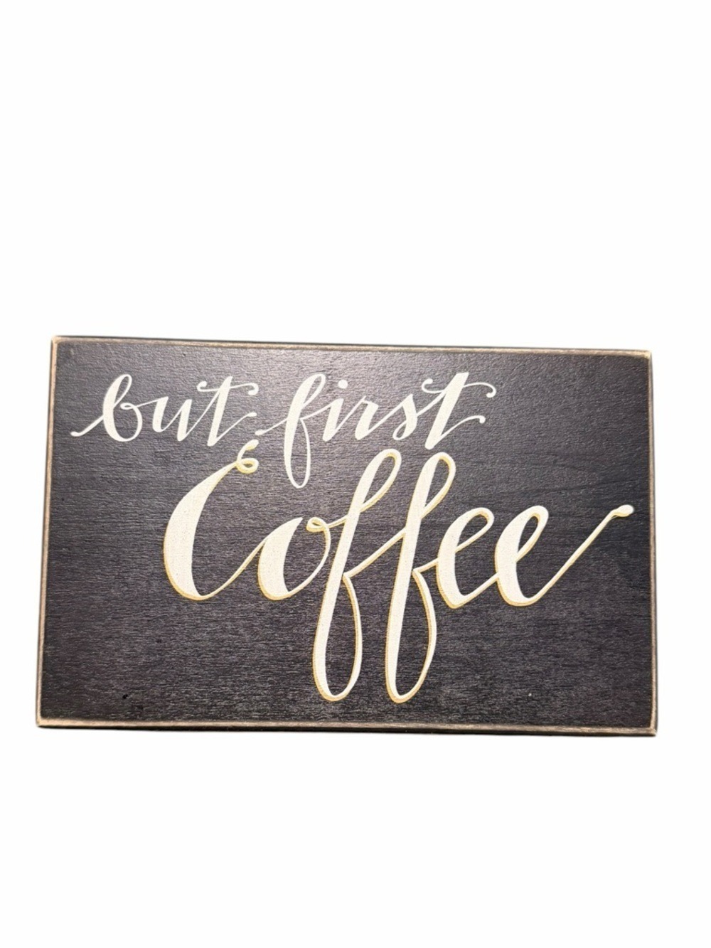 Primitives by Kathy Black Wooden Tray Sign